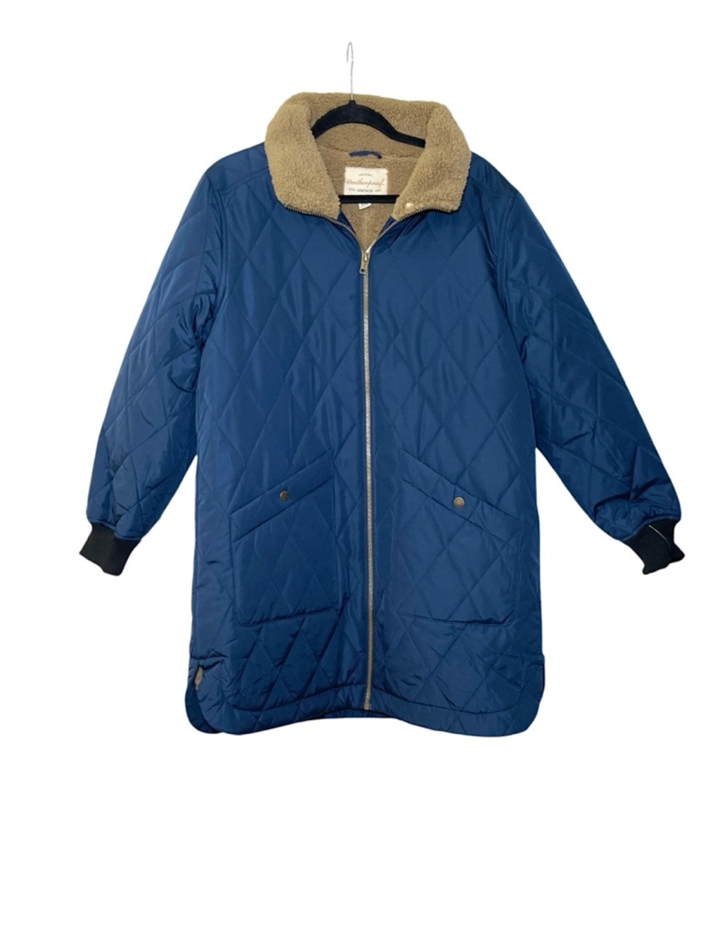 Original Weatherproof Vintage Women's Sherpa Lined Quilted Long Coat Size Small - Picture 2 of 16